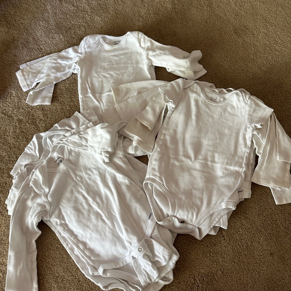 White Kids One Piece Set